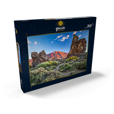 Darstellung des Puzzle Motivs Pico del Teide (3718m) in der Caldera de las Canadas, Teneriffa 200 Puzzle Schachtel Ansicht2