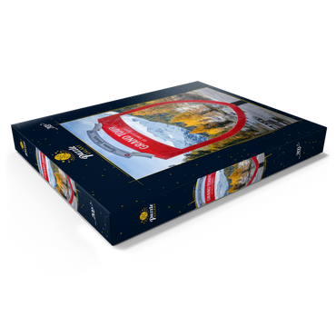 Darstellung des Puzzle Motivs Val Morteratsch mit Blick zu Bernina Gruppe 200 Puzzle Schachtel Ansicht1