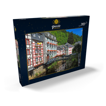 Darstellung des Puzzle Motivs Fachwerkhäuser an der Rur, Monschau 200 Puzzle Schachtel Ansicht2