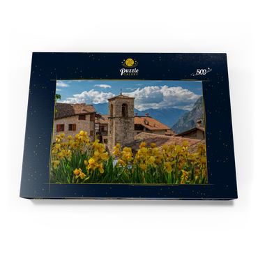 Darstellung des Puzzle Motivs Ville del Monte, Tenno, Gardasee, Provinz Trient, Trentino-Südtirol, Italien 500 Puzzle Schachtel Ansicht3