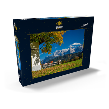 Darstellung des Puzzle Motivs Am Berggasthof Gschwandtnerbauer (1020m) 500 Puzzle Schachtel Ansicht2