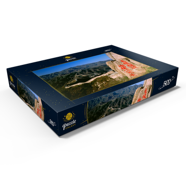 Darstellung des Puzzle Motivs Grosse Mauer beim Badaling-Pass, Peking, China 500 Puzzle Schachtel Ansicht1