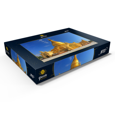 Darstellung des Puzzle Motivs Maha Wizaya Pagode in Yangon, Myanmar (Burma) 1000 Puzzle Schachtel Ansicht1