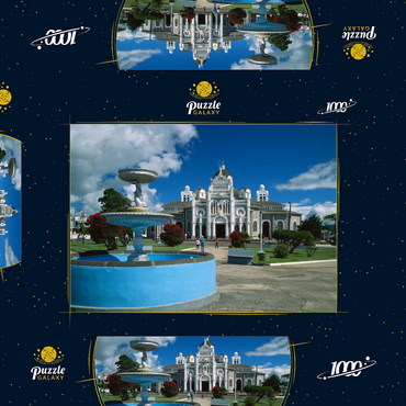 Darstellung des Puzzle Motivs Basilika de Nuestra Senora de los Angeles in Cartago, Costa Rica 1000 Puzzle Schachtel 3D Modell