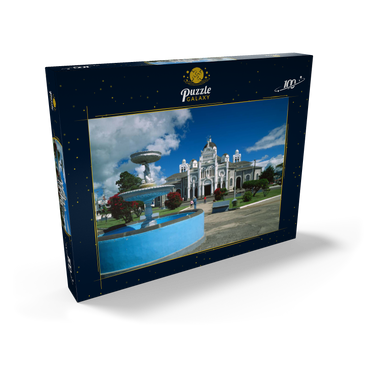 Darstellung des Puzzle Motivs Basilika de Nuestra Senora de los Angeles in Cartago, Costa Rica 100 Puzzle Schachtel Ansicht2
