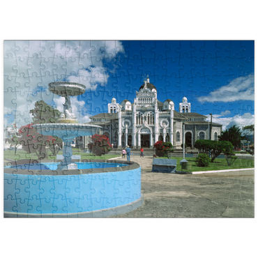 Darstellung des Puzzle Motivs puzzleplate Basilika de Nuestra Senora de los Angeles in Cartago, Costa Rica 200 Puzzle