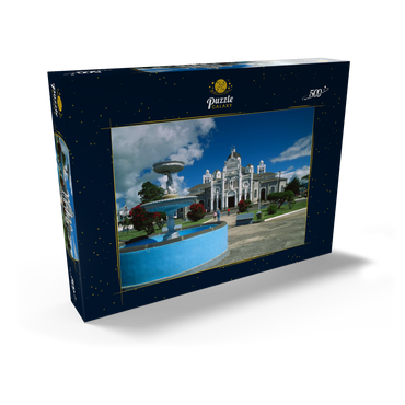 Darstellung des Puzzle Motivs Basilika de Nuestra Senora de los Angeles in Cartago, Costa Rica 500 Puzzle Schachtel Ansicht2