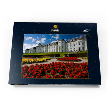 Darstellung des Puzzle Motivs The Kildare Hotel in Straffan bei Dublin, Grafschaft County Kildare, Leinster, Irland 1000 Puzzle Schachtel Ansicht3