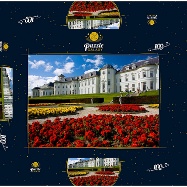 Darstellung des Puzzle Motivs The Kildare Hotel in Straffan bei Dublin, Grafschaft County Kildare, Leinster, Irland 100 Puzzle Schachtel 3D Modell