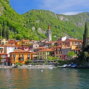 Darstellung des Puzzle Motivs Varenna am Comer See, Provinz Lecco, Lombardei, Italien 1000 Puzzle 3D Modell