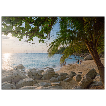 Darstellung des Puzzle Motivs puzzleplate Phan Sea Beach, Insel Phuket, Thailand 100 Puzzle