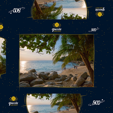 Darstellung des Puzzle Motivs Phan Sea Beach, Insel Phuket, Thailand 500 Puzzle Schachtel 3D Modell