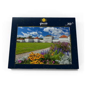 Darstellung des Puzzle Motivs Schlosspark mit dem Nymphenburger Schloss 200 Puzzle Schachtel Ansicht3