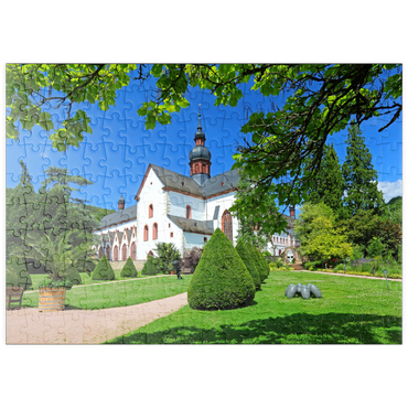 Darstellung des Puzzle Motivs puzzleplate Kloster Eberbach bei Eltville am Rhein 200 Puzzle