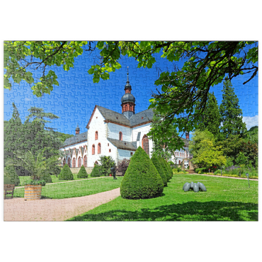 Darstellung des Puzzle Motivs puzzleplate Kloster Eberbach bei Eltville am Rhein 500 Puzzle