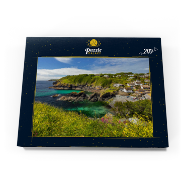 Darstellung des Puzzle Motivs Fischerdorf Cadgwith auf der Lizard Peninsula, Cornwall 200 Puzzle Schachtel Ansicht3