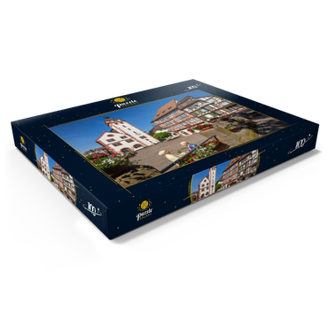 Darstellung des Puzzle Motivs Rathaus und Palm’sches Haus am Marktplatz 100 Puzzle Schachtel Ansicht1