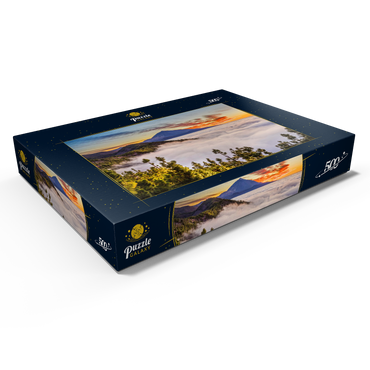 Darstellung des Puzzle Motivs Abend über den Passatwolken am Cumbre Dorsal mit Blick zum Pico del Teide (3718m), Teneriffa 500 Puzzle Schachtel Ansicht1