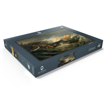 Darstellung des Puzzle Motivs The Wreck of a Transport Ship 100 Puzzle Schachtel Ansicht1