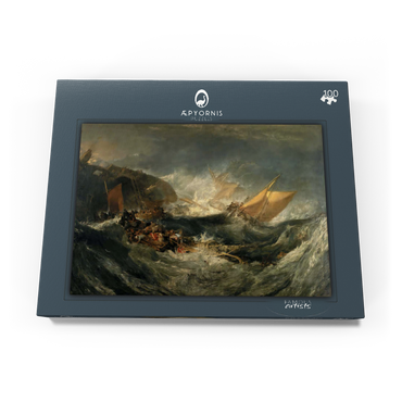 Darstellung des Puzzle Motivs The Wreck of a Transport Ship 100 Puzzle Schachtel Ansicht3