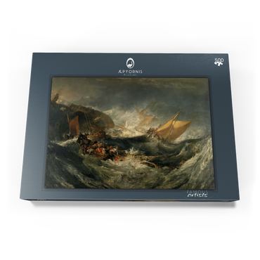 Darstellung des Puzzle Motivs The Wreck of a Transport Ship 500 Puzzle Schachtel Ansicht3