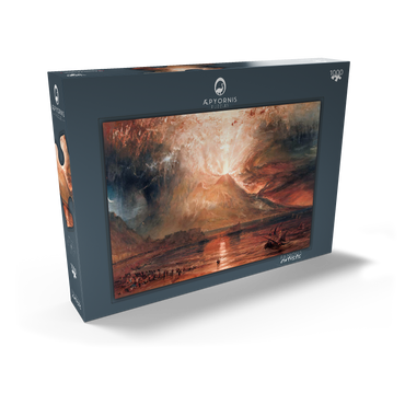 Darstellung des Puzzle Motivs Vesuvius in Eruption 1000 Puzzle Schachtel Ansicht2