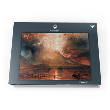Darstellung des Puzzle Motivs Vesuvius in Eruption 1000 Puzzle Schachtel Ansicht3