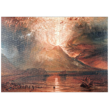 Darstellung des Puzzle Motivs puzzleplate Vesuvius in Eruption 1000 Puzzle