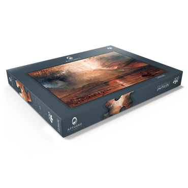 Darstellung des Puzzle Motivs Vesuvius in Eruption 100 Puzzle Schachtel Ansicht1