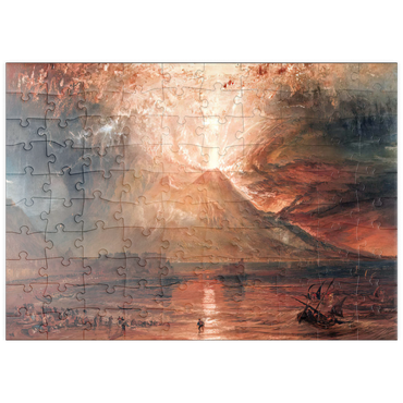 Darstellung des Puzzle Motivs puzzleplate Vesuvius in Eruption 100 Puzzle