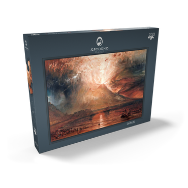 Darstellung des Puzzle Motivs Vesuvius in Eruption 200 Puzzle Schachtel Ansicht2