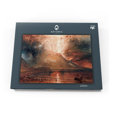 Darstellung des Puzzle Motivs Vesuvius in Eruption 200 Puzzle Schachtel Ansicht3