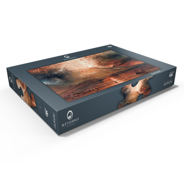 Darstellung des Puzzle Motivs Vesuvius in Eruption 500 Puzzle Schachtel Ansicht1
