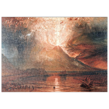 Darstellung des Puzzle Motivs puzzleplate Vesuvius in Eruption 500 Puzzle