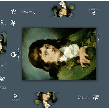 Darstellung des Puzzle Motivs Self-Portrait 200 Puzzle Schachtel 3D Modell