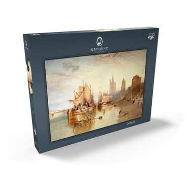 Darstellung des Puzzle Motivs Cologne, the Arrival of a Packet-Boat: Evening 200 Puzzle Schachtel Ansicht2