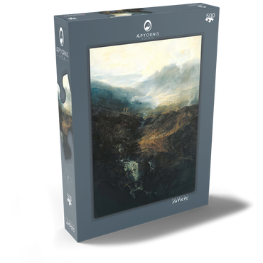 Darstellung des Puzzle Motivs Morning amongst the Coniston Fells, Cumberland 500 Puzzle Schachtel Ansicht2