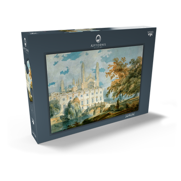 Darstellung des Puzzle Motivs Clare Hall and King’s College Chapel, Cambridge, from the Banks of the River Cam 1000 Puzzle Schachtel Ansicht2