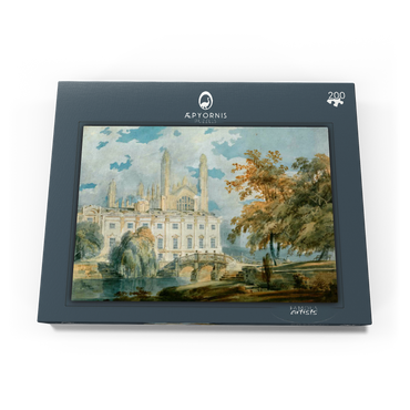 Darstellung des Puzzle Motivs Clare Hall and King’s College Chapel, Cambridge, from the Banks of the River Cam 200 Puzzle Schachtel Ansicht3
