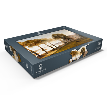 Darstellung des Puzzle Motivs Mortlake Terrace: Early Summer Morning 1000 Puzzle Schachtel Ansicht1