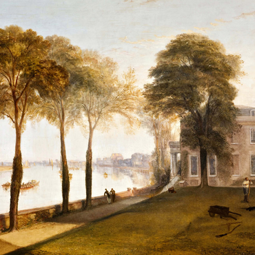 Darstellung des Puzzle Motivs Mortlake Terrace: Early Summer Morning 1000 Puzzle 3D Modell