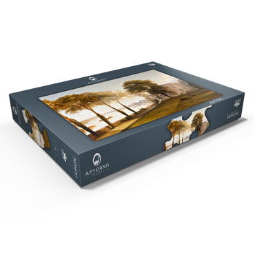 Darstellung des Puzzle Motivs Mortlake Terrace: Early Summer Morning 500 Puzzle Schachtel Ansicht1