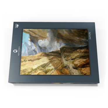 Darstellung des Puzzle Motivs The Pass of St Gotthard, Switzerland 1000 Puzzle Schachtel Ansicht3