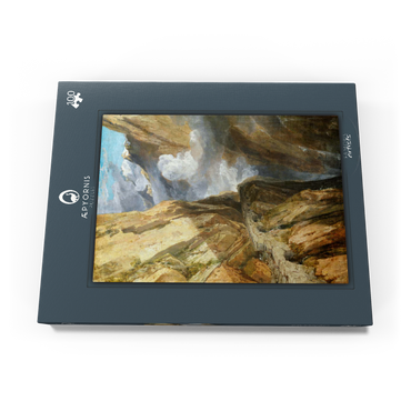 Darstellung des Puzzle Motivs The Pass of St Gotthard, Switzerland 100 Puzzle Schachtel Ansicht3