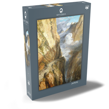 Darstellung des Puzzle Motivs The Pass of St Gotthard, Switzerland 500 Puzzle Schachtel Ansicht2