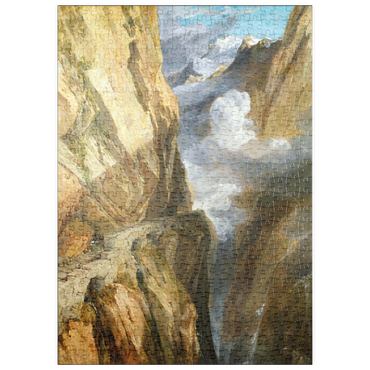 Darstellung des Puzzle Motivs puzzleplate The Pass of St Gotthard, Switzerland 500 Puzzle