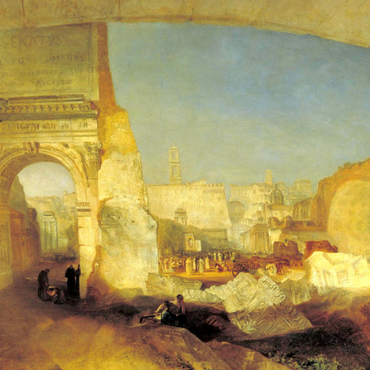 Darstellung des Puzzle Motivs Forum Romanum, for Mr Soane's Museum 1000 Puzzle 3D Modell