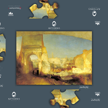 Darstellung des Puzzle Motivs Forum Romanum, for Mr Soane's Museum 1000 Puzzle Schachtel 3D Modell