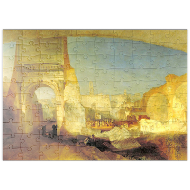 Darstellung des Puzzle Motivs puzzleplate Forum Romanum, for Mr Soane's Museum 100 Puzzle