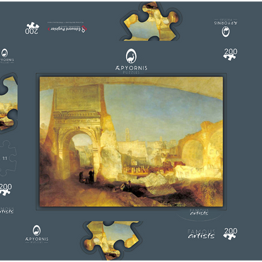 Darstellung des Puzzle Motivs Forum Romanum, for Mr Soane's Museum 200 Puzzle Schachtel 3D Modell